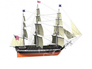 BILLING BOATS Kit bateau bois 508 USS CONSTITUTION 1/100