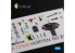 Kelik Decals 3D K72100 Décalcomanies 3D intérieurs Horten Go 229 pour kit Revell 1/72