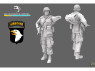 Blacksnake Model figurine ST-06 Soldat 101st Airborne figurine 6 1/35