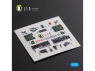 Kelik Decals 3D K72110 Décalcomanies 3D intérieures F-16 CJ (Bloc 50) pour kit Tamiya 1/72