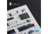 Kelik Decals 3D K72110 Décalcomanies 3D intérieures F-16 CJ (Bloc 50) pour kit Tamiya 1/72