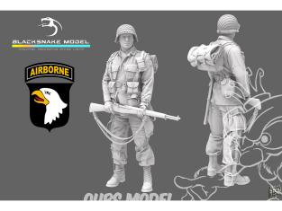 Blacksnake Model figurine ST-01 Soldat 101st Airborne figurine 1 1/35