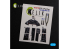 Kelik Decals 3D K72113 Décalcomanies 3D intérieures du F9F-2 Panther pour kit HobbyBoss 1/72