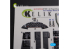 Kelik Decals 3D K72113 Décalcomanies 3D intérieures du F9F-2 Panther pour kit HobbyBoss 1/72