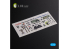 Kelik Decals 3D K72114 Décalcomanies 3D intérieures Hurricane Mk IIC pour kit Arma Hobby 1/72