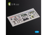 Kelik Decals 3D K72114 Décalcomanies 3D intérieures Hurricane Mk IIC pour kit Arma Hobby 1/72