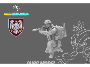 Blacksnake Model figurine UKRAINE-03 Soldat Ukrainien figurine 3 1/35