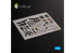 Kelik Decals 3D K72120 Décalcomanies 3D intérieur Mirage 2000D pour kit ModelSvit 1/72