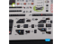 Kelik Decals 3D K72120 Décalcomanies 3D intérieur Mirage 2000D pour kit ModelSvit 1/72