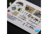 Kelik Decals 3D K72122 Décalcomanies 3D intérieurs BF109-F2/F4 pour kit Fine Molds 1/72