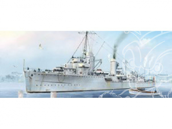 Trumpeter maquette bateau 05793 DESTROYER ALLEMAND ZERSTÖRER Z-7 1942 1/700