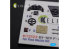 Kelik Decals 3D K72123 Décalcomanies 3D intérieurs BF109-F2/F4 pour kit Fine Molds 1/72