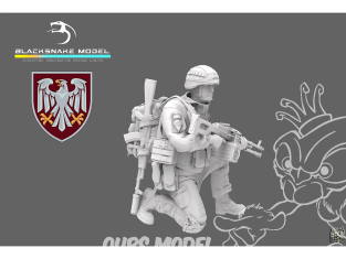 Blacksnake Model figurine UKRAINE-05 Soldat Ukrainien figurine 5 1/35