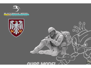Blacksnake Model figurine UKRAINE-08 Soldat Ukrainien figurine 8 1/35