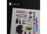 Kelik Decals 3D K72133 Yak-1B - Décalcomanies 3D intérieures pour kit Arma Hobby 1/72