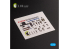 Kelik Decals 3D K72134 Ki-84 Hayate Décalcomanies 3D intérieures pour kit Arma Hobby 1/72