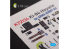 Kelik Decals 3D K72134 Ki-84 Hayate Décalcomanies 3D intérieures pour kit Arma Hobby 1/72