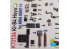 Kelik Decals 3D K72134 Ki-84 Hayate Décalcomanies 3D intérieures pour kit Arma Hobby 1/72