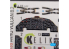 Kelik Decals 3D K72135 AVRO VULCAN B.2 Cockpit avant Décalcomanies 3D intérieures pour kit Airfix 1/72