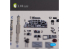 Kelik Decals 3D K72138 Il-2 Sturmovik Décalcomanies 3D intérieures pour kit Tamiya 1/72