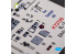 Kelik Decals 3D K72138 Il-2 Sturmovik Décalcomanies 3D intérieures pour kit Tamiya 1/72