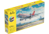 HELLER maquette avion 56451 STARTER KIT Lockheed L-1011 Tristar inclus peintures principale colle et pinceau 1/125