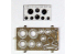 Copper State Models Avion A32-131 Instruments ensemble de jauges Britanniques 1/32