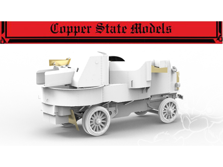 Copper State Models maquettes militaire A35-036 Garford Putilov PE set 1/35