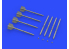 Eduard kit d&#039;amelioration brassin 672187 Missiles R-13M pour MiG-21 1/72