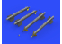 Eduard kit d&#039;amelioration brassin 672187 Missiles R-13M pour MiG-21 1/72