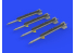 Eduard kit d&#039;amelioration brassin 672237 Missiles R-3R pour MiG-21 Eduard 1/72