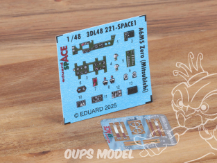Eduard Space décalques 3D 3DL48221 A6M5 Zero (Mitsubishi) Fine Molds 1/48