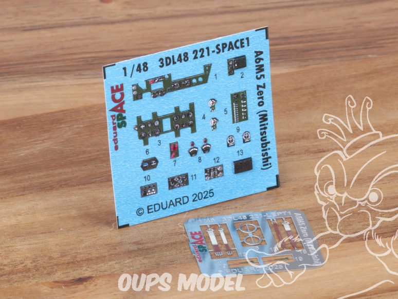 Eduard Space décalques 3D 3DL48221 A6M5 Zero (Mitsubishi) Fine Molds 1/48