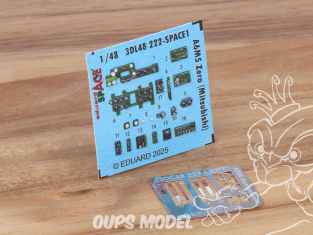 Eduard Space décalques 3D 3DL48222 A6M5 Zero (Mitsubishi) Eduard 1/48