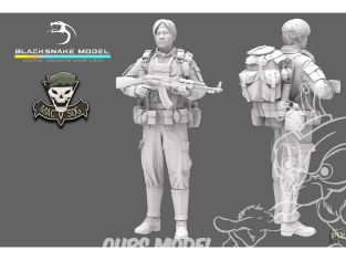 Blacksnake Model figurine SOG-01 Soldat MACV SOG Vietnam figurine 1 1/35