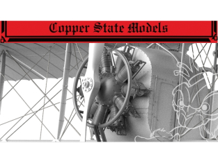 Copper State Models Avion E32-006 Anzani 10cyl moteur 110 HP 1/32