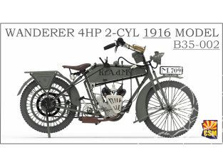 Copper State Models maquettes militaire B35-002 Wanderer 4hp 2-cyl 1916 Model 1/35