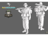 Blacksnake Model figurine SOG-06 Soldat MACV SOG Vietnam figurine 6 1/35