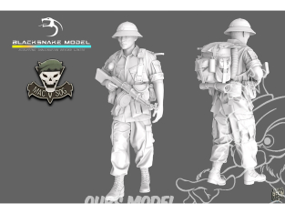 Blacksnake Model figurine SOG-07 Soldat MACV SOG Vietnam figurine 7 1/35
