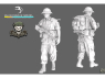 Blacksnake Model figurine SOG-07 Soldat MACV SOG Vietnam figurine 7 1/35