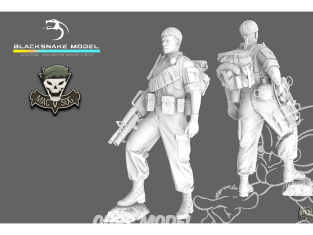Blacksnake Model figurine SOG-08 Soldat MACV SOG Vietnam figurine 8 1/35
