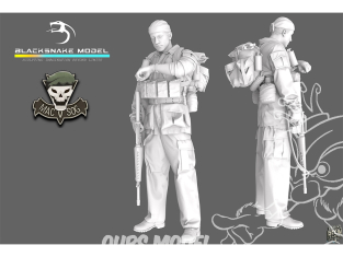 Blacksnake Model figurine SOG-09 Soldat MACV SOG Vietnam figurine 9 1/35