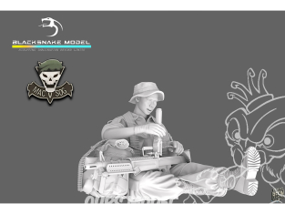 Blacksnake Model figurine SOG-11 Soldat MACV SOG Vietnam figurine 11 1/35