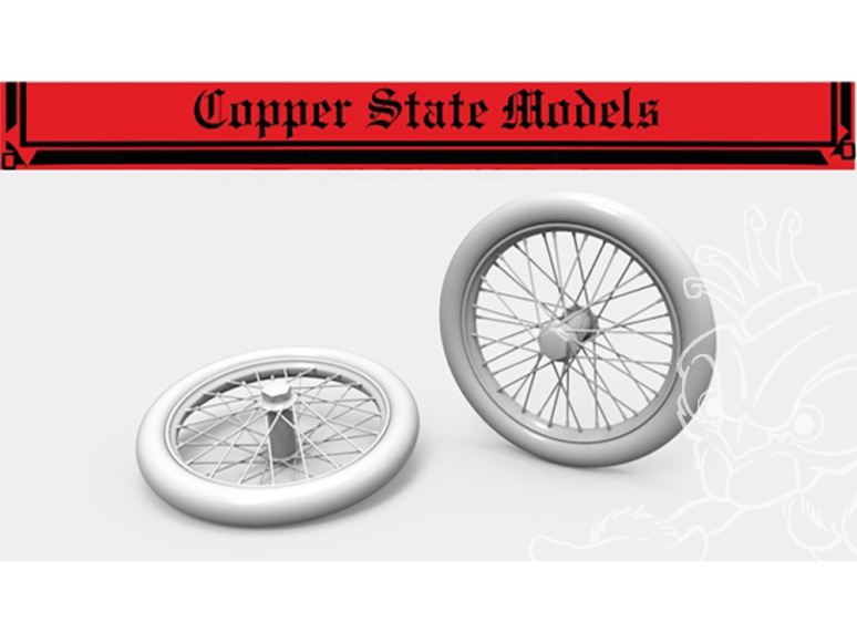 Copper State Models Avion A32-003 Roues à rayons Nieuport 1/32