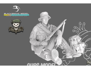 Blacksnake Model figurine SOG-12 Soldat MACV SOG Vietnam figurine 12 1/35