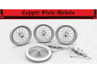 Copper State Models Avion A32-004 Roues à rayons Caudron 1/32