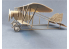 Copper State Models Avion A32-004 Roues à rayons Caudron 1/32