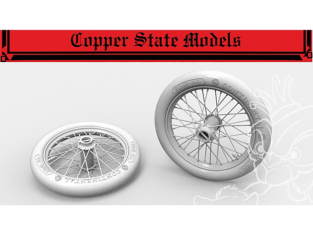 Copper State Models Avion A32-005 Roues à rayons allemandes 610x85 1/32