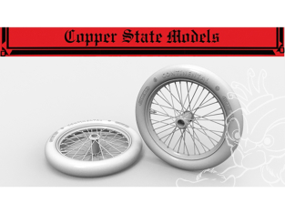 Copper State Models Avion A32-006 Roues à rayons allemandes 810x125 1/32