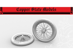Copper State Models Avion A32-007 Roues à rayons allemandes 760x100 1/32